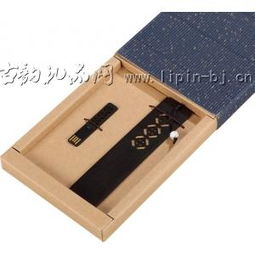 匠心辦公禮 木制工藝品書(shū)簽與8gU盤(pán)套裝